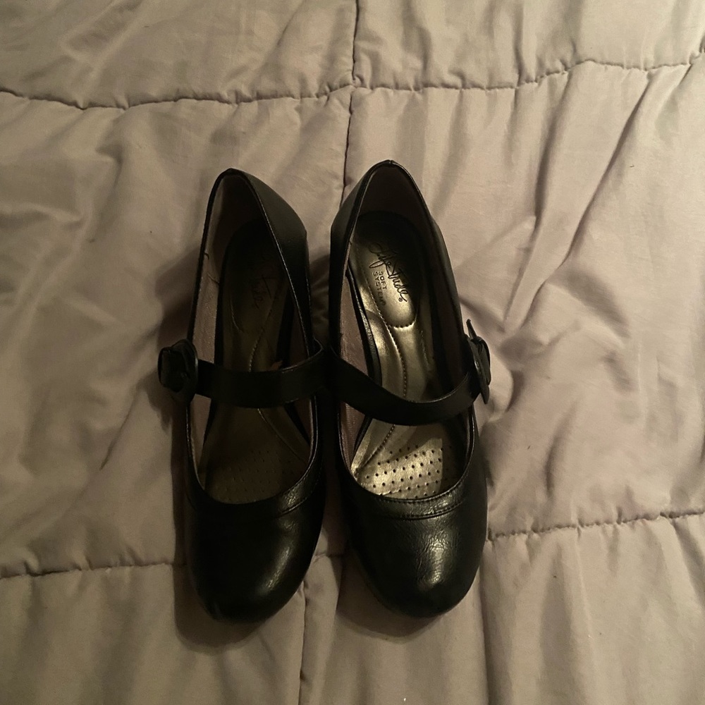 Black heels
